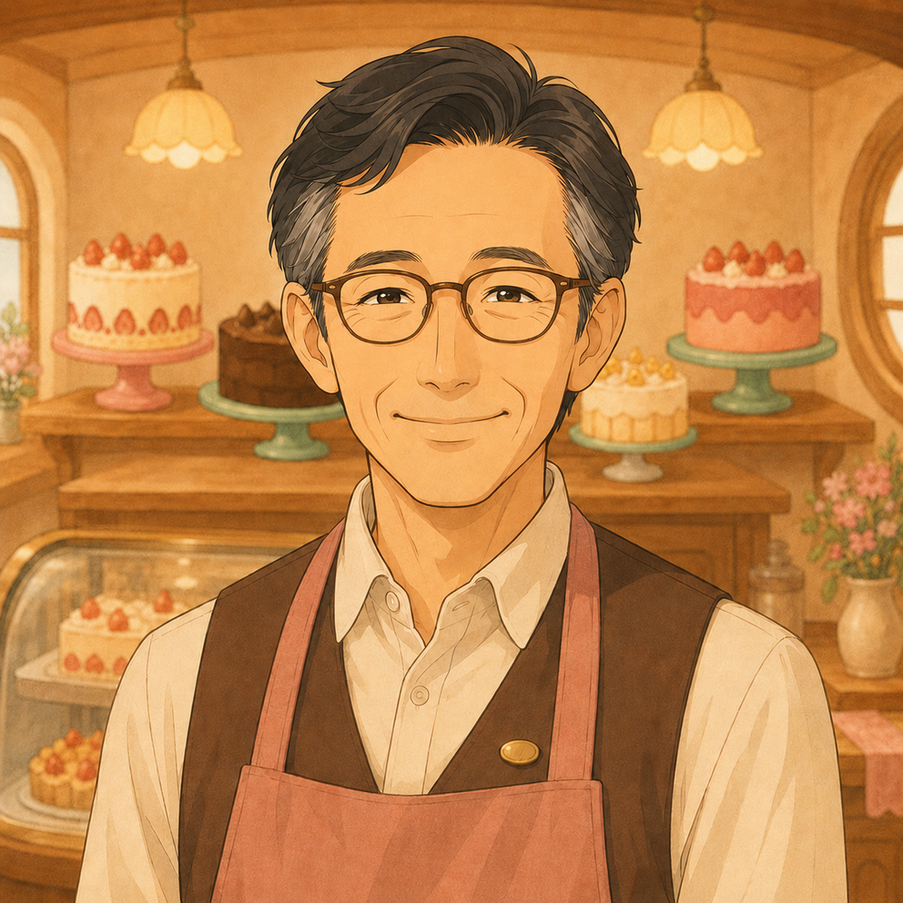 代表のイラスト